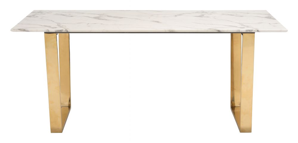 Atlas Dining Table With Faux Marble Top