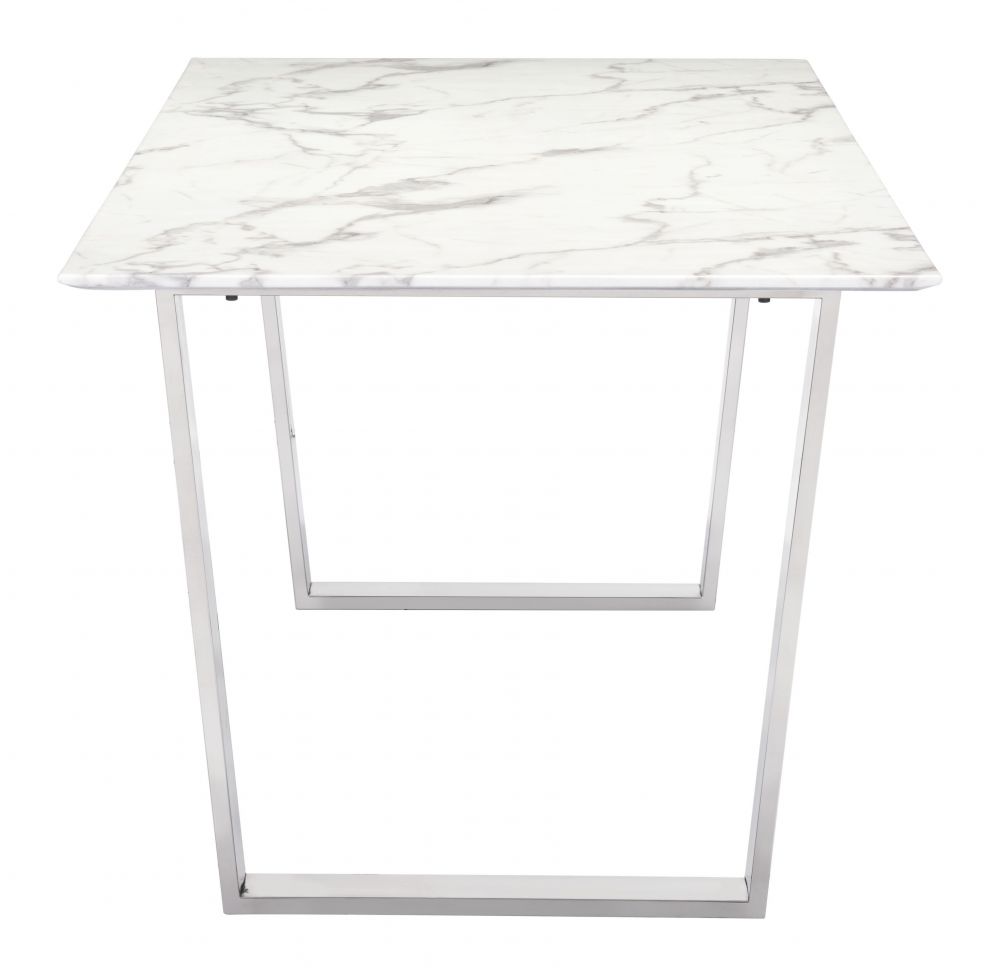 Atlas Dining Table With Faux Marble Top