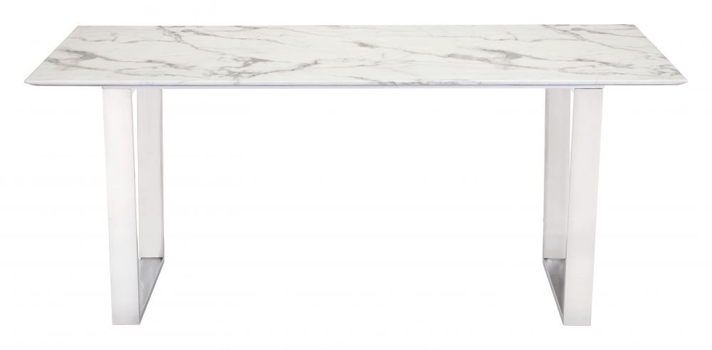 Atlas Dining Table With Faux Marble Top