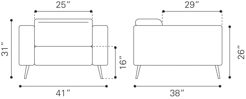 Milan Armchair