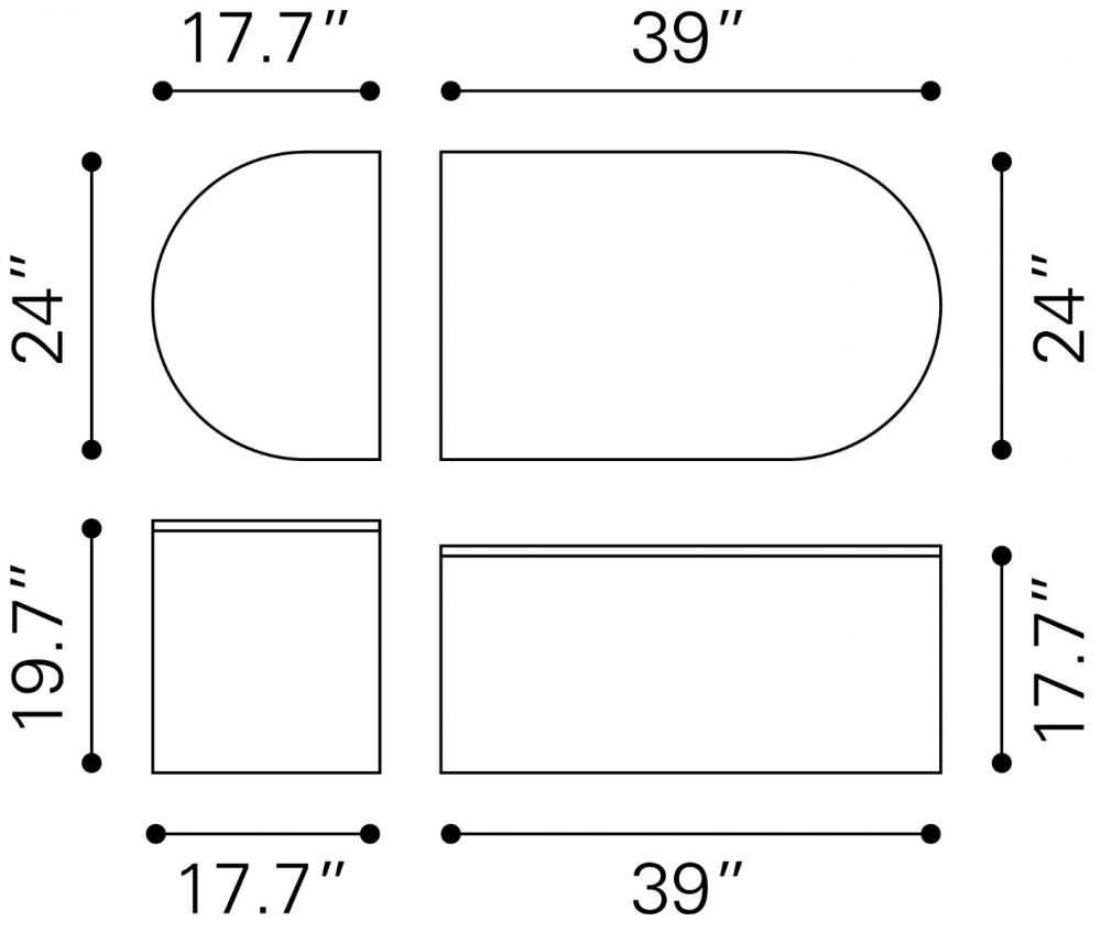 Ormara Coffee Table Set