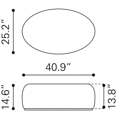 Amber Ottoman