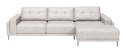 Bliss Leather Sectional - Beige