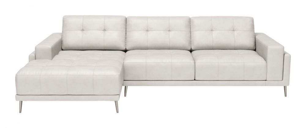 Bliss Leather Sectional - Beige