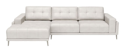 Bliss Leather Sectional - Beige