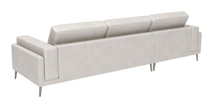 Bliss Leather Sectional - Beige