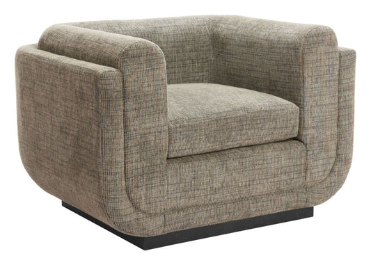 Sereneu Accent Chair - Green Tweed