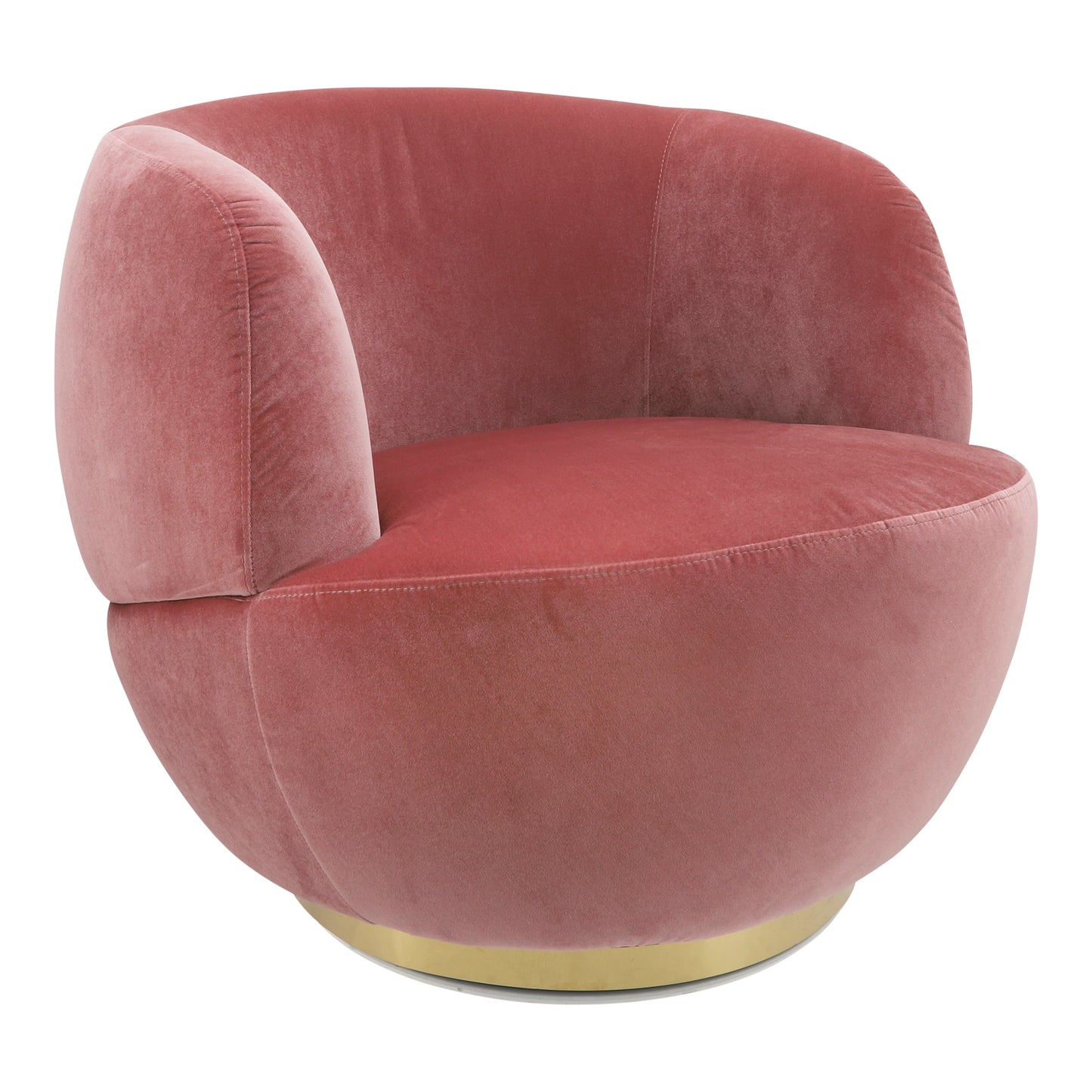 Velveteen Swivel Chair