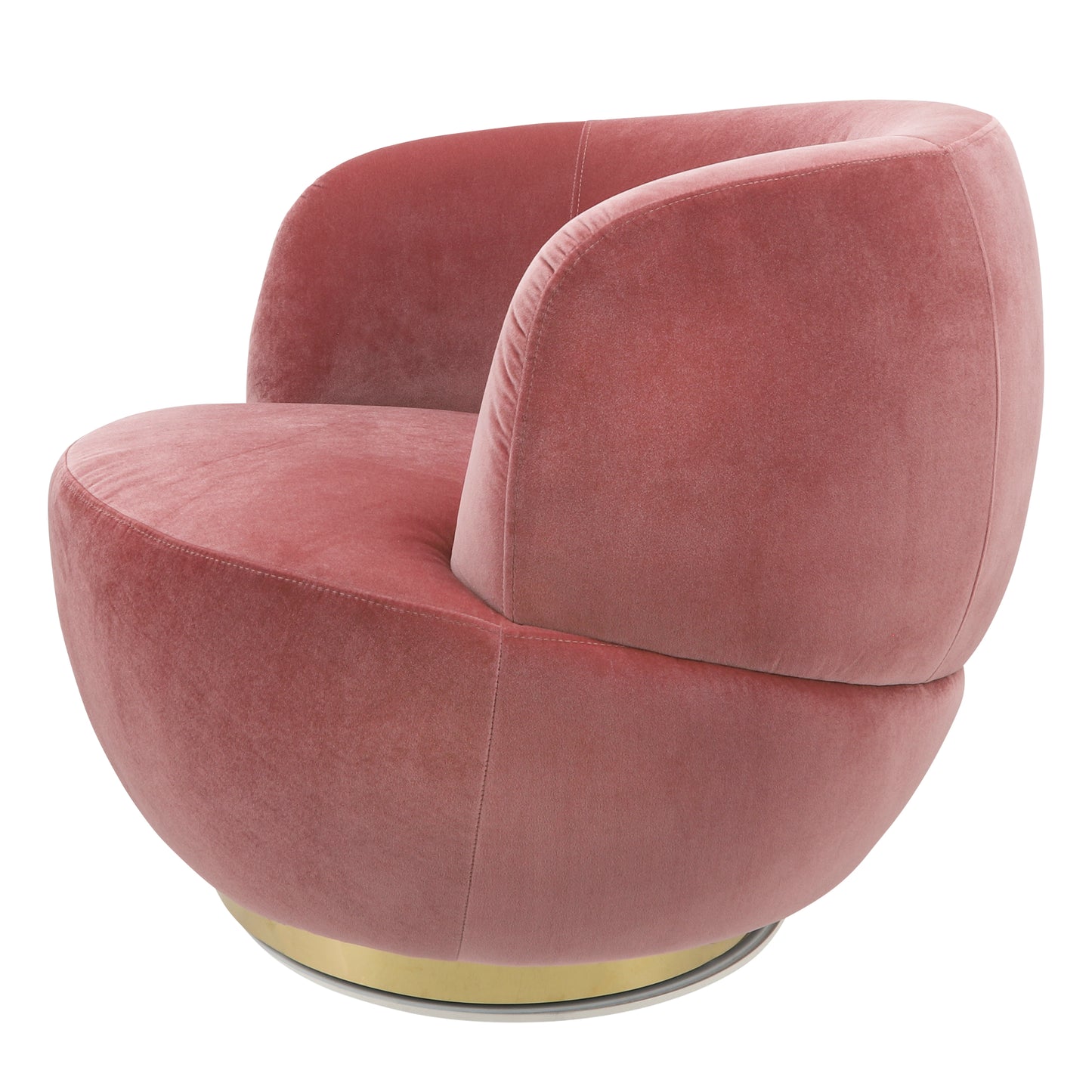 Velveteen Swivel Chair