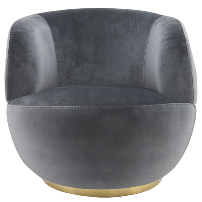 Velveteen Swivel Chair