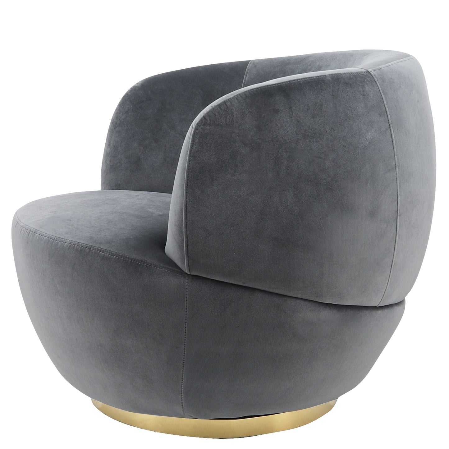 Velveteen Swivel Chair