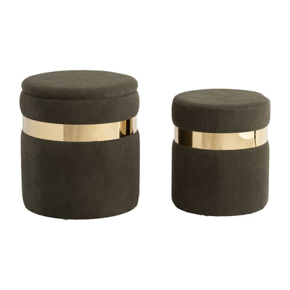 Delia Belted Ottomans