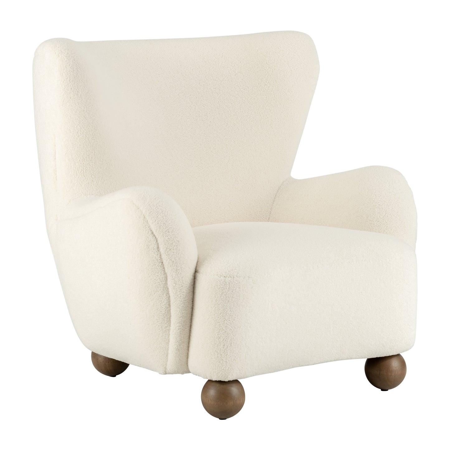 Posh Wingback Occasional Chair