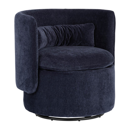 Caleb Round-back Swivel Chair