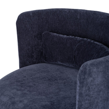 Caleb Round-back Swivel Chair