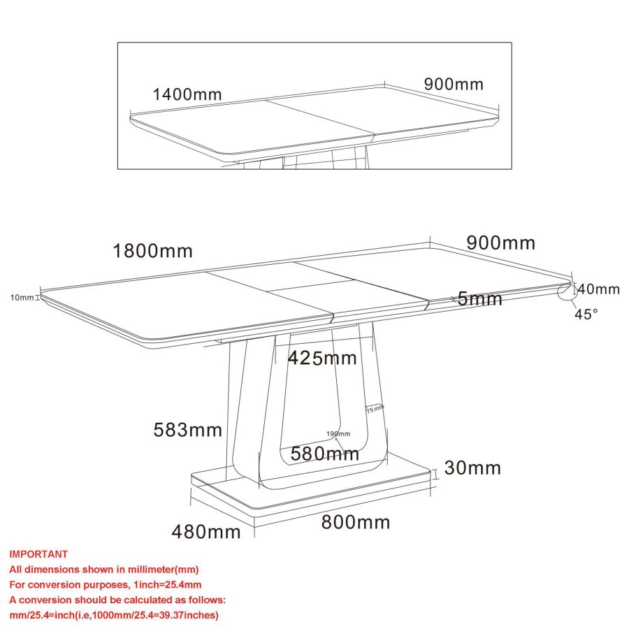 Corvus-Signy 7 Piece Dining Set - Warm Grey Table with Light Grey Chairs