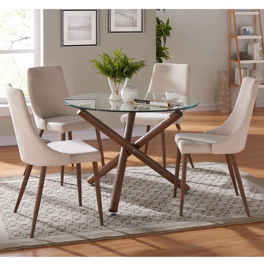 Rocca-Cora 5 Piece Dining Set