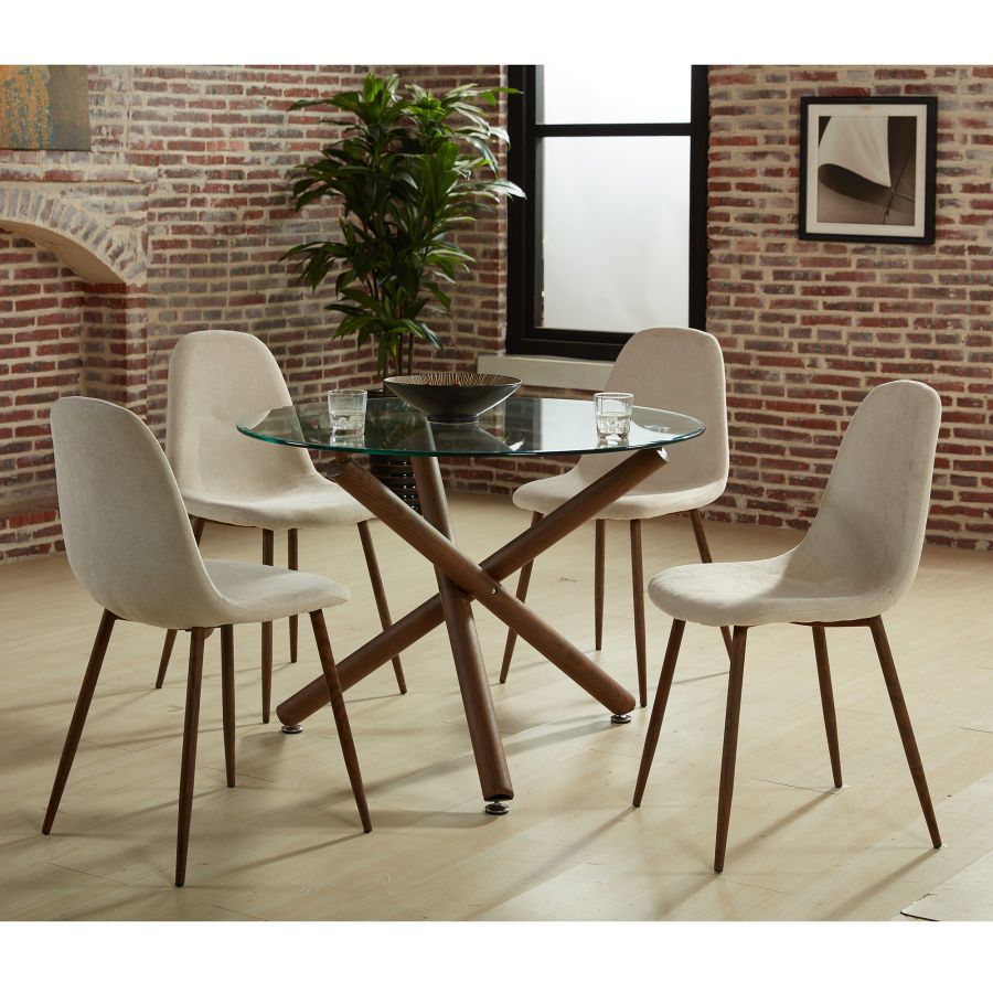 Rocca-Lyna 5 Piece Dining Set