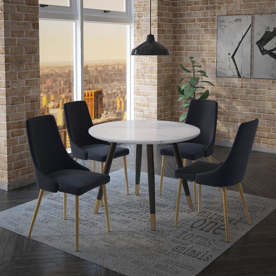 Emery-Carmilla 5 Piece Dining Set