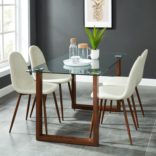 Franco-Lyna 5 Piece Dining Set