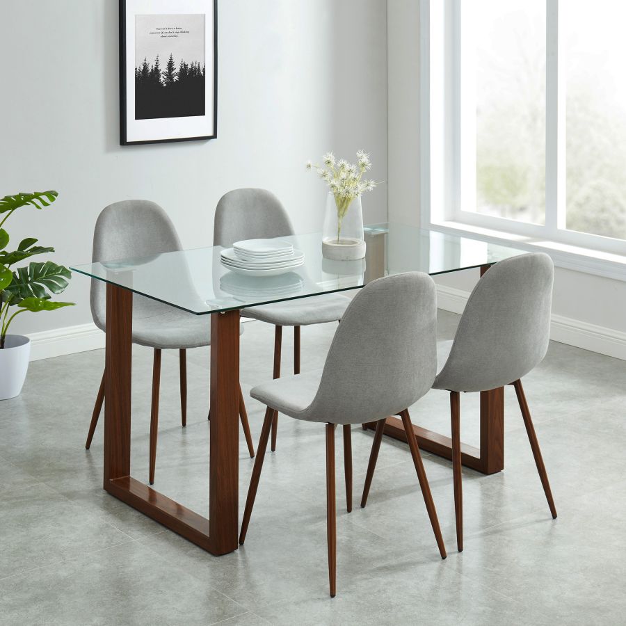 Franco-Lyna 5 Piece Dining Set