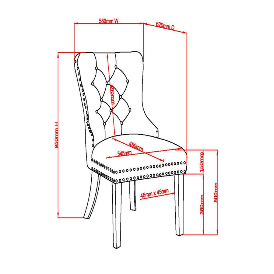 Eros-Hollis 5 Piece Dining Set