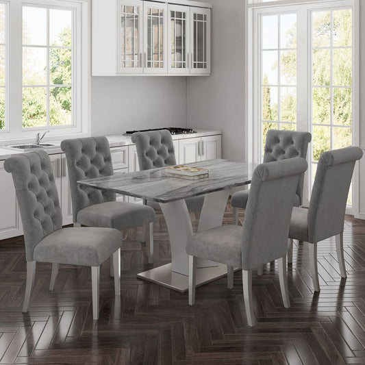 Napoli-Chloe 7 Piece Dining Set