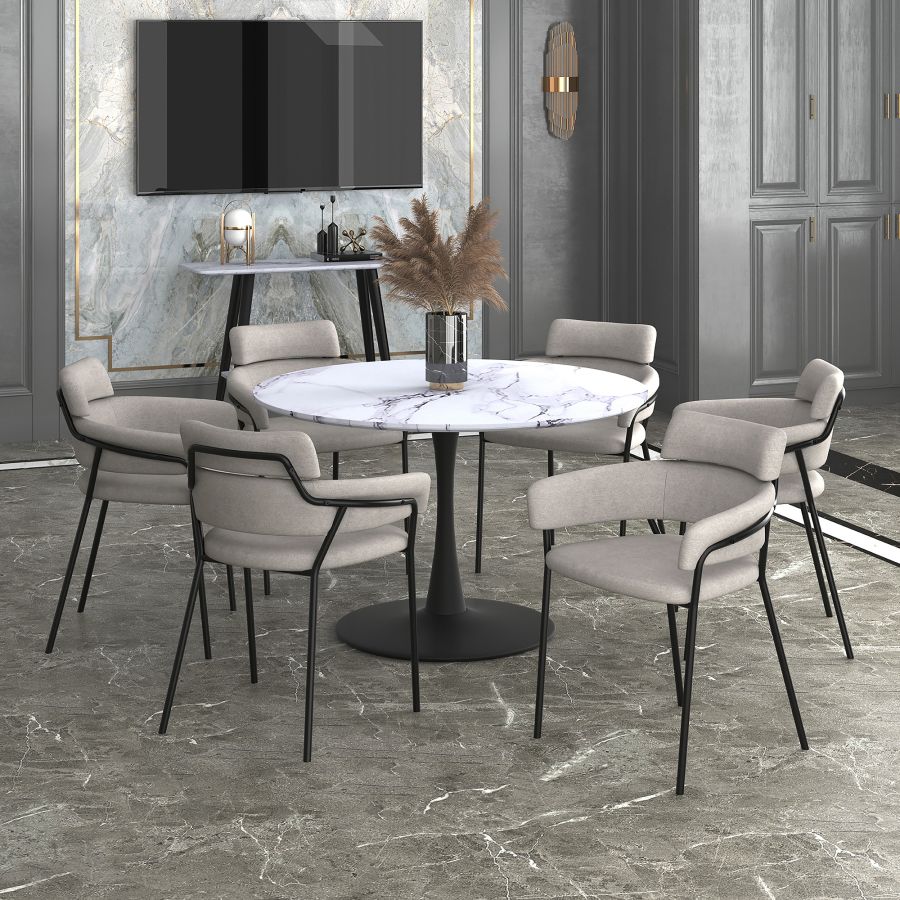 Zilo-Axel 7 Piece Dining Set