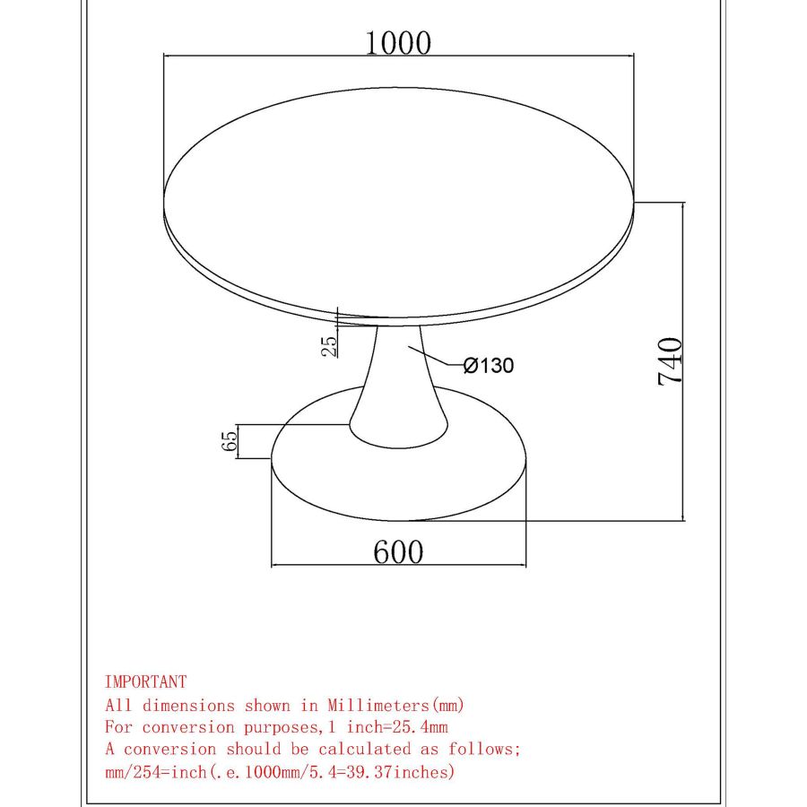 Zilo-Antoine 5 Piece Dining Set