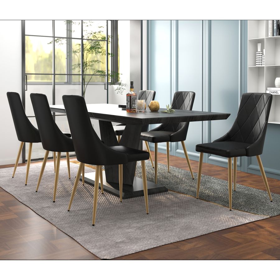 Eclipse-Antoine 7 Piece Dining Set