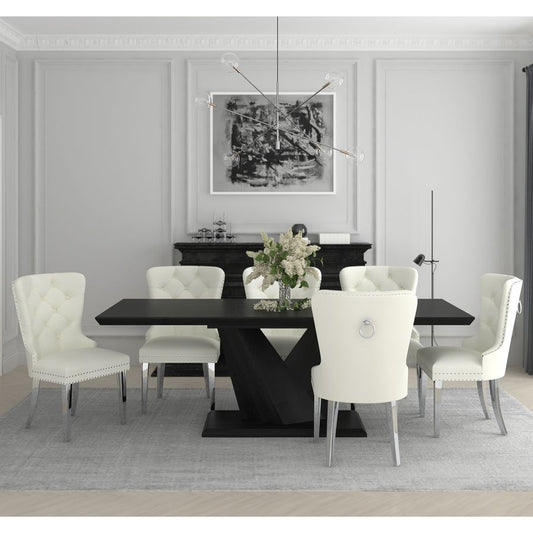 Eclipse-Hollis 7 Piece Dining Set