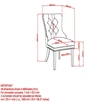 Eclipse-Mizal 7 Piece Dining Set