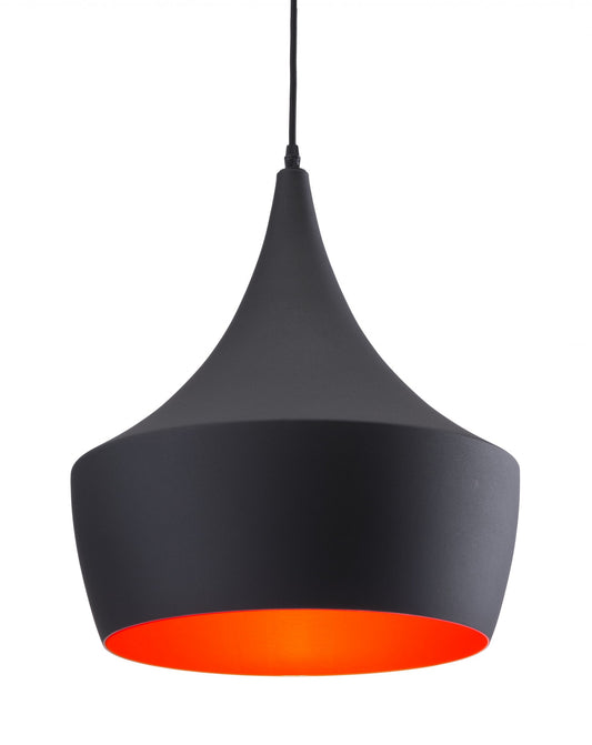 Matte Black Tipi Ceiling Lamp