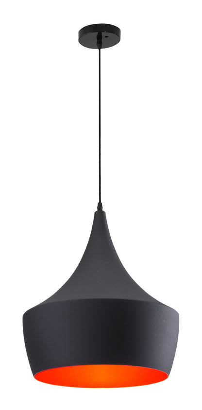 Matte Black Tipi Ceiling Lamp