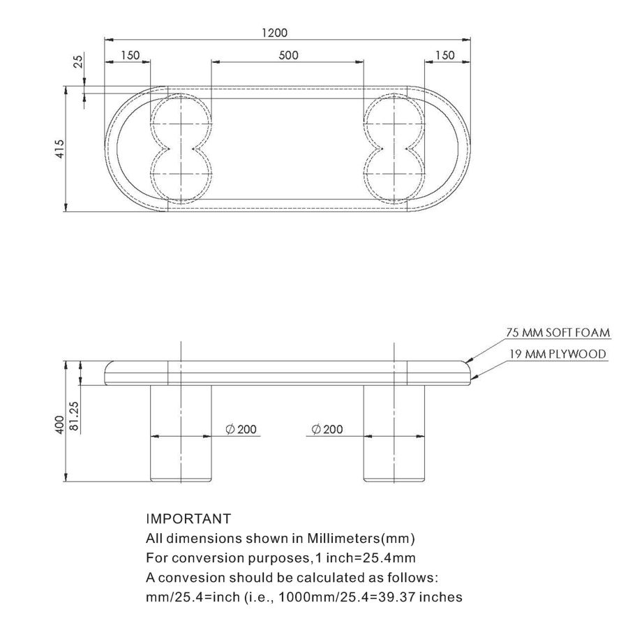 Azoro Boucle Bench