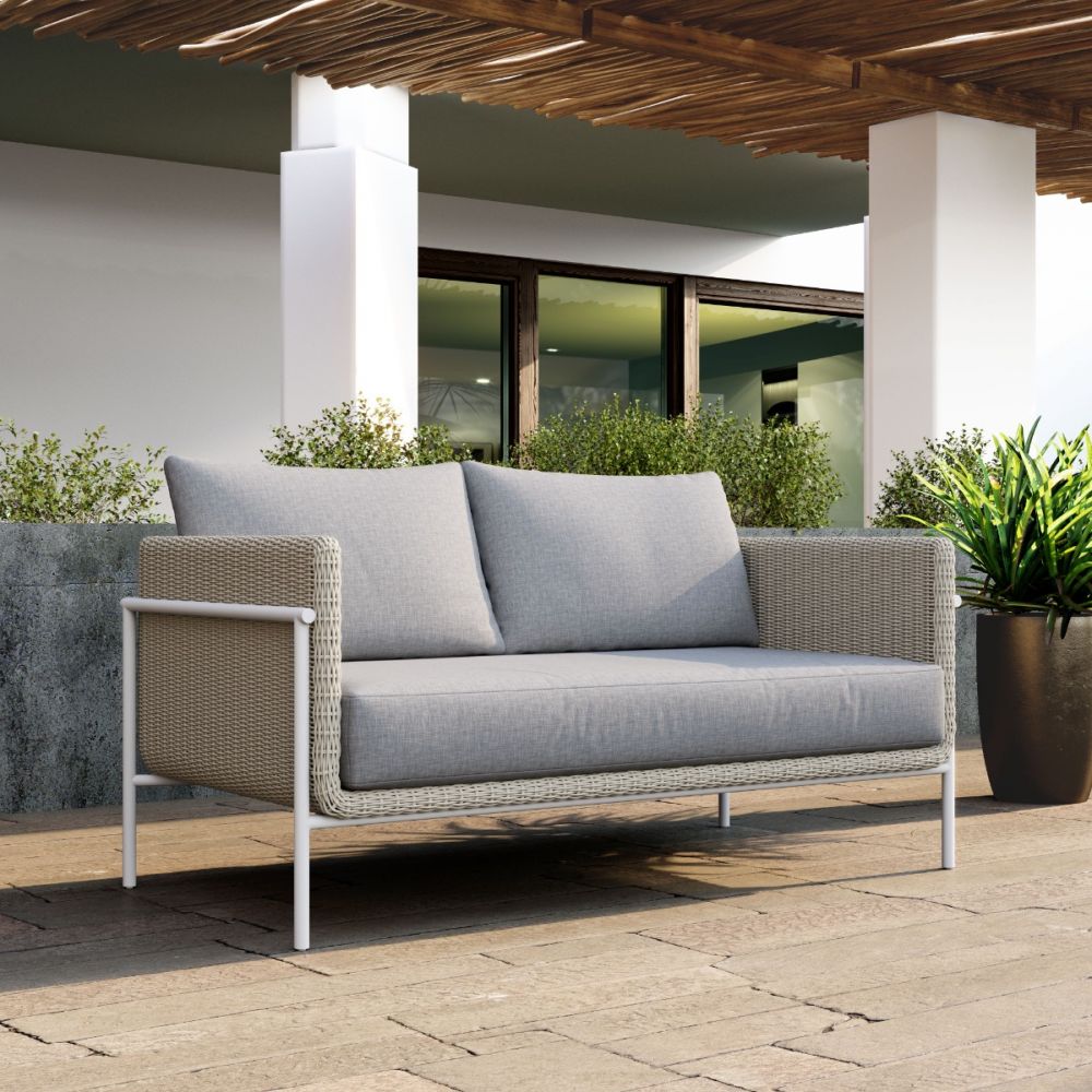 Frais Loveseat Gray