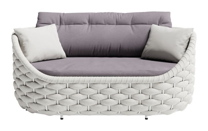 Coral Reef Loveseat Gray