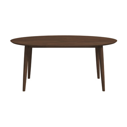 Ada Modern Solid Wood Oval Dining Table