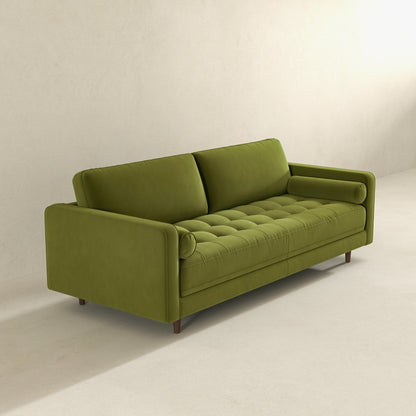 Anthony Pistachio Green Velvet Sofa