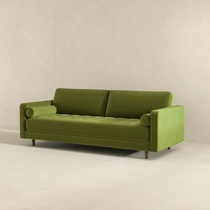 Anthony Pistachio Green Velvet Sofa