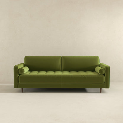 Anthony Pistachio Green Velvet Sofa