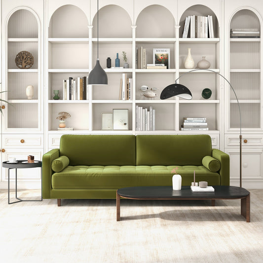 Anthony Pistachio Green Velvet Sofa