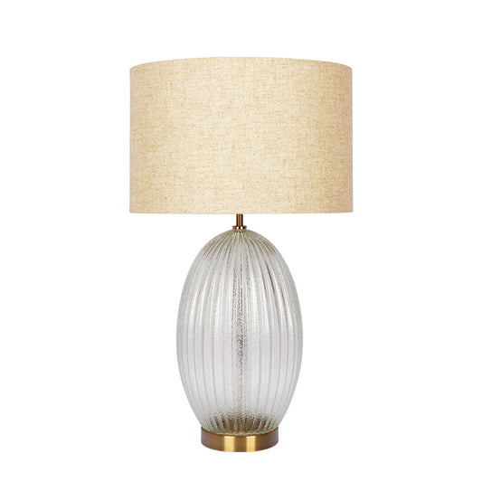 Aurora Ribbed Glass Lamp