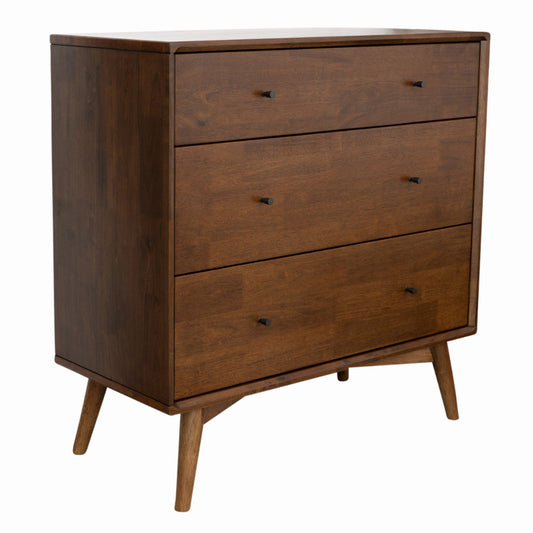 Caroline Modern Solid Wood Dresser 3-Drawer