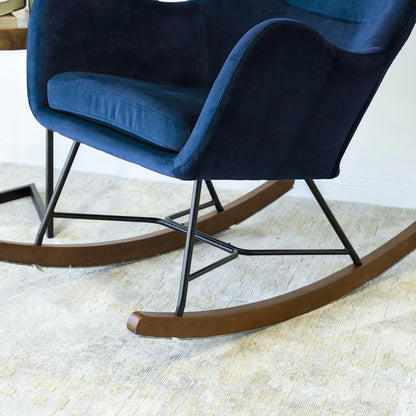 Chelsea Velvet Rocking Chair