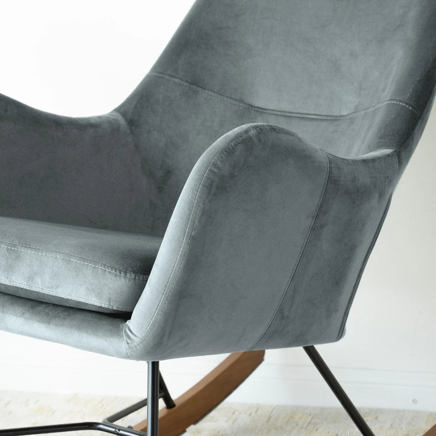 Chelsea Velvet Rocking Chair