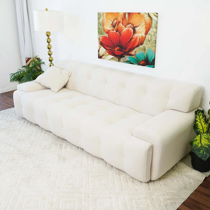 Brampton Cream Velvet Sofa