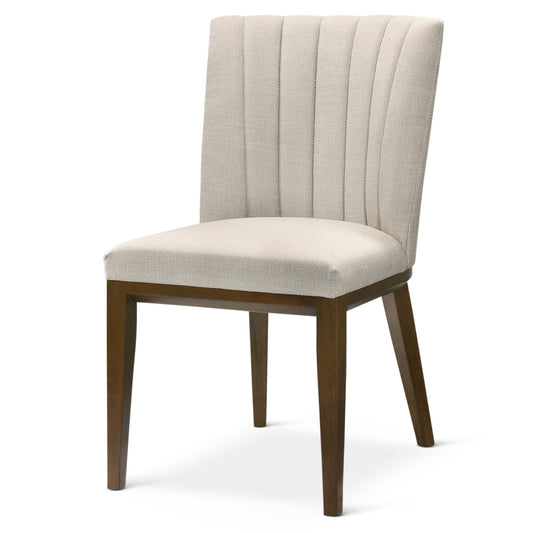 Elmwood Beige Fabric Dining Chair (Set Of 2)