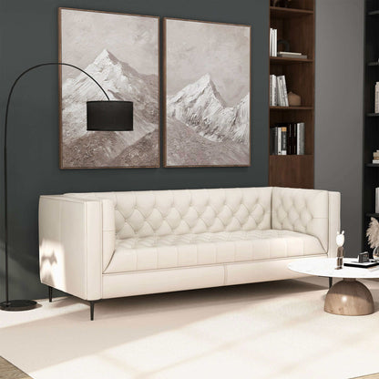 Evelyn Modern Luxury Sofa - Cream