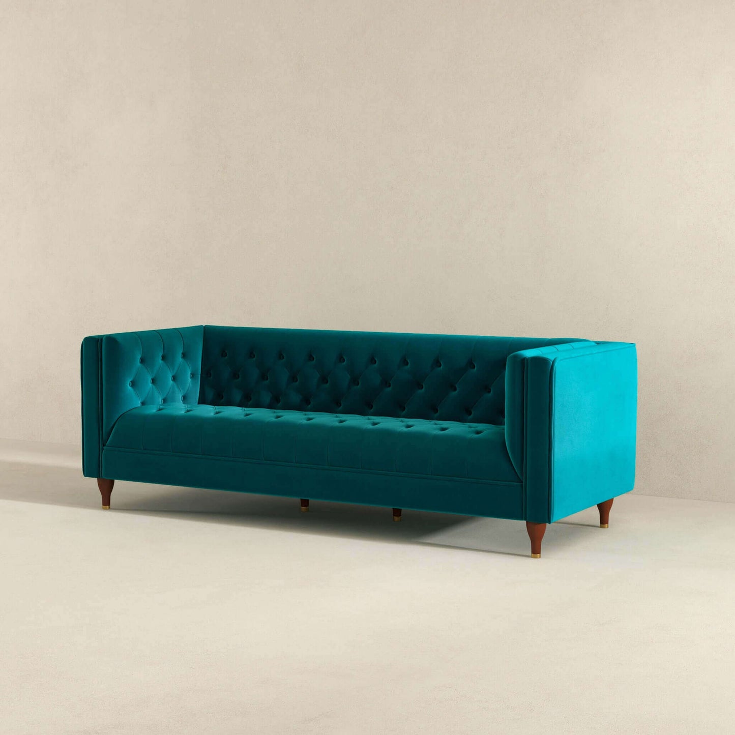 Evelyn Modern Luxury Sofa - Teal